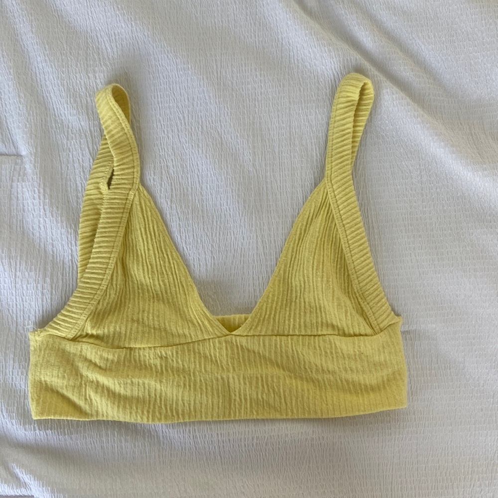 Yellow urban outfitters tank top